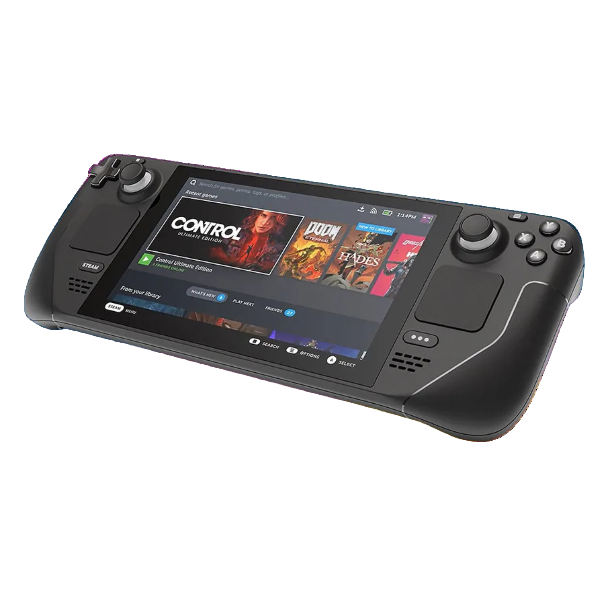 Valve Steam Deck gaming handheld portable PC